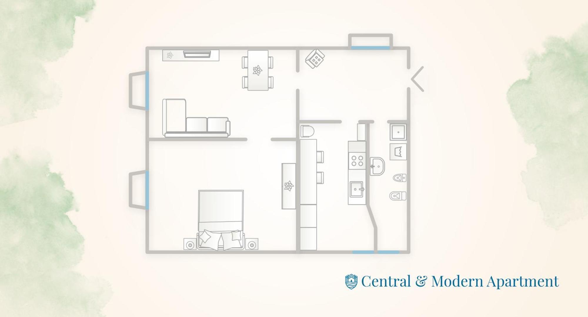 & Modern By Rent Appartement *